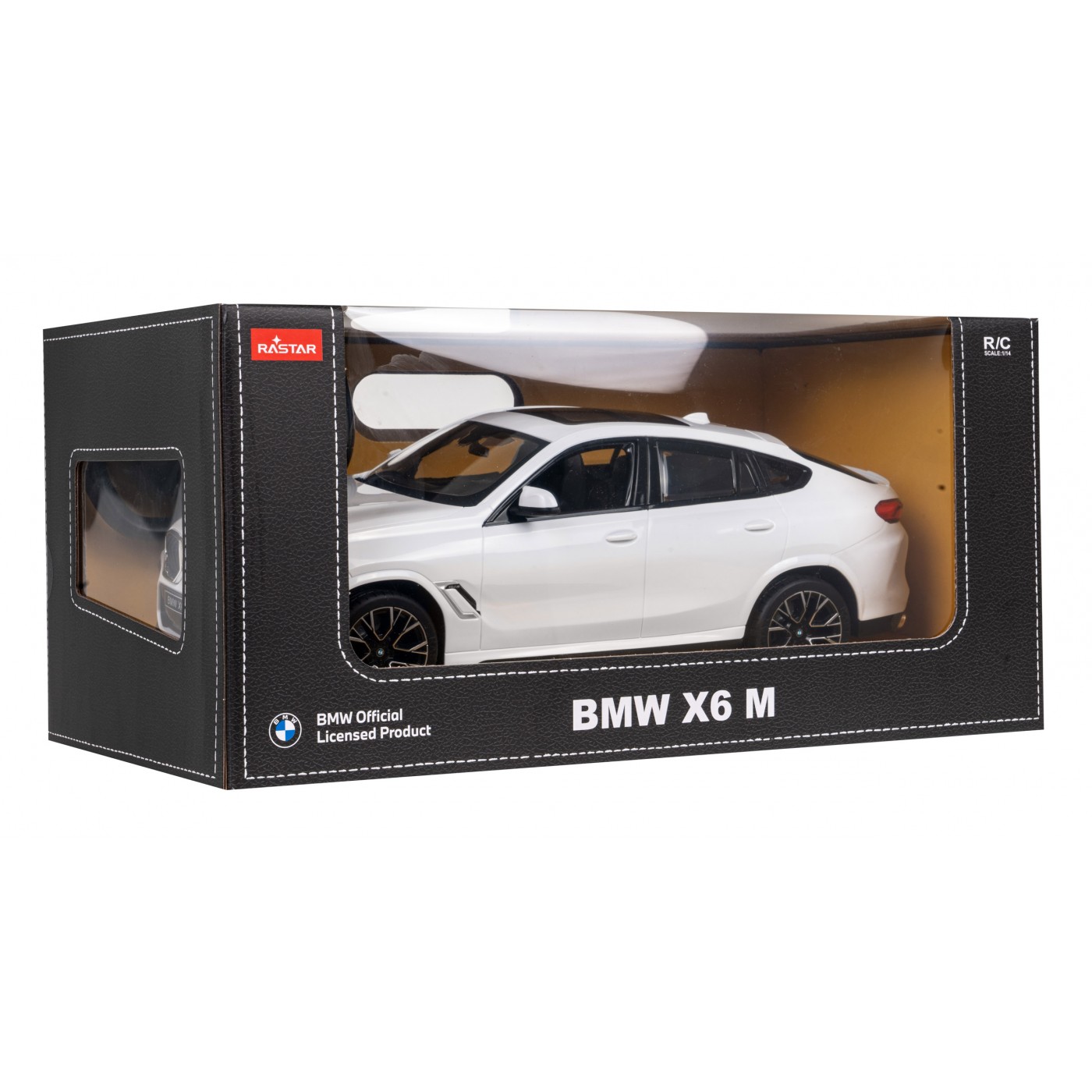Autíčko R/C BMW X6 M 1:14 RASTAR Biele