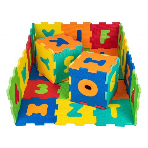 Mega Puzzle Podložka Číslice A Písmená