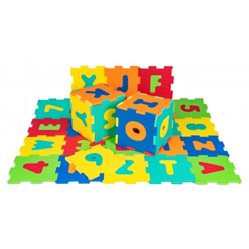 Mega Puzzle Podložka Číslice A Písmená