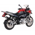 Motocykel Kovový BMW R1200GS 1:9 RASTAR Červený