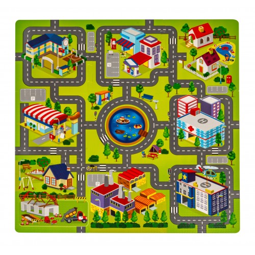 Puzzle Podložka Mesto