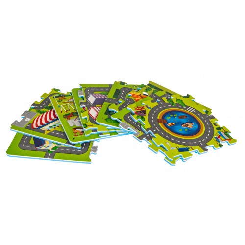 Puzzle Podložka Mesto