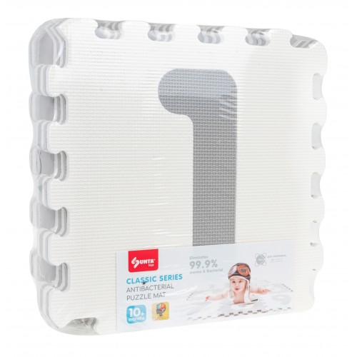 Antibakteriálne Puzzle Podložka Čísla Sivá