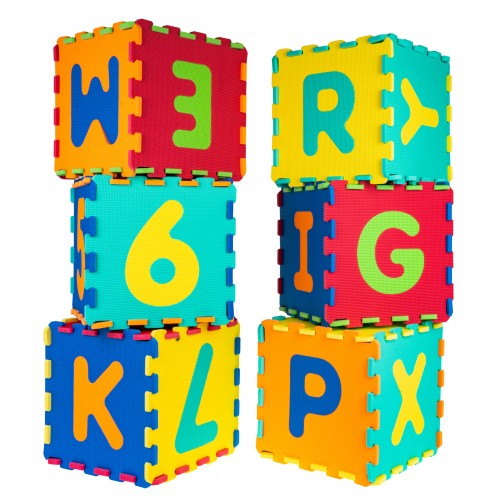 Puzzle Podložka Číslice a Písmená