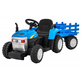 Traktor s Prívesom New Holland T7 Modrý