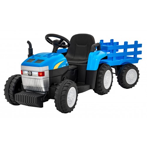 Traktor s Prívesom New Holland T7 Modrý