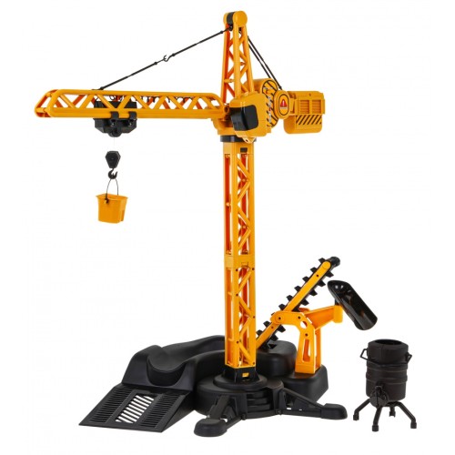 Interaktívna stavenisková sada 3v1 pre deti 4+ Žeriav Betonárka Vyklápač Diaľkové ovládanie