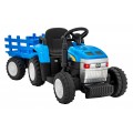 Traktor s Prívesom New Holland T7 Modrý