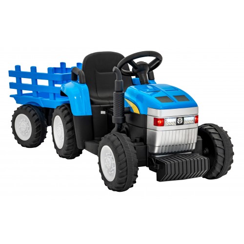 Traktor s Prívesom New Holland T7 Modrý
