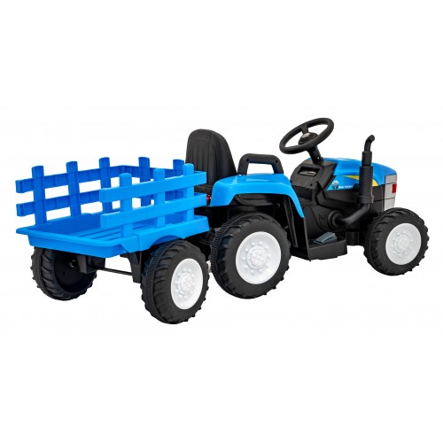 Traktor s Prívesom New Holland T7 Modrý