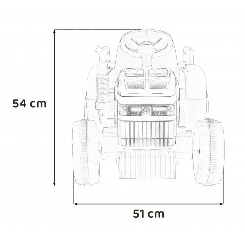 Traktor s Prívesom New Holland T7 Modrý