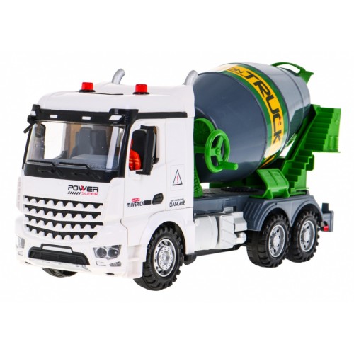 Interaktívna stavenisková sada 3v1 pre deti 4+ Žeriav Betonárka Vyklápač Diaľkové ovládanie