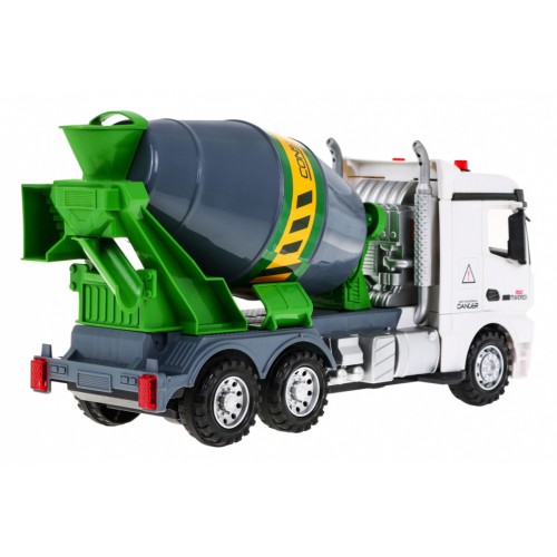 Interaktívna stavenisková sada 3v1 pre deti 4+ Žeriav Betonárka Vyklápač Diaľkové ovládanie