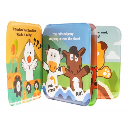 Sada gumových maňušiek na prsty Farma + Knižka