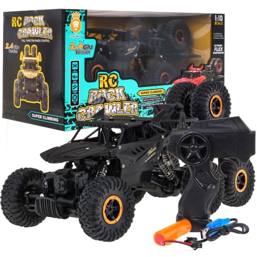 Crawler Rock pre deti 6+ Diaľkové ovládanie model 1:10 Pohon 6x6 + Náhradné kolesá