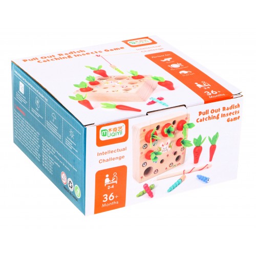 Drevená pamäťová hra 2v1 "Záhradníctvo" + "Urob polievku" memory pre deti