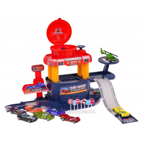 Myčka + 10 Autíčok So Zmenou Farby