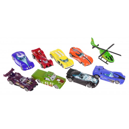 Myčka + 10 Autíčok So Zmenou Farby