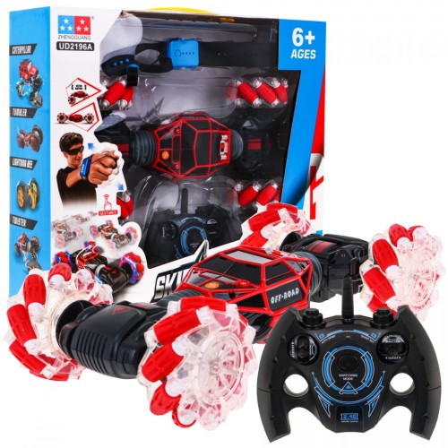 Vozidlo kaskadér pre deti 6+ Ovládanie rukou alebo ovládačom Model 1:16 + Zvuky Svetlá