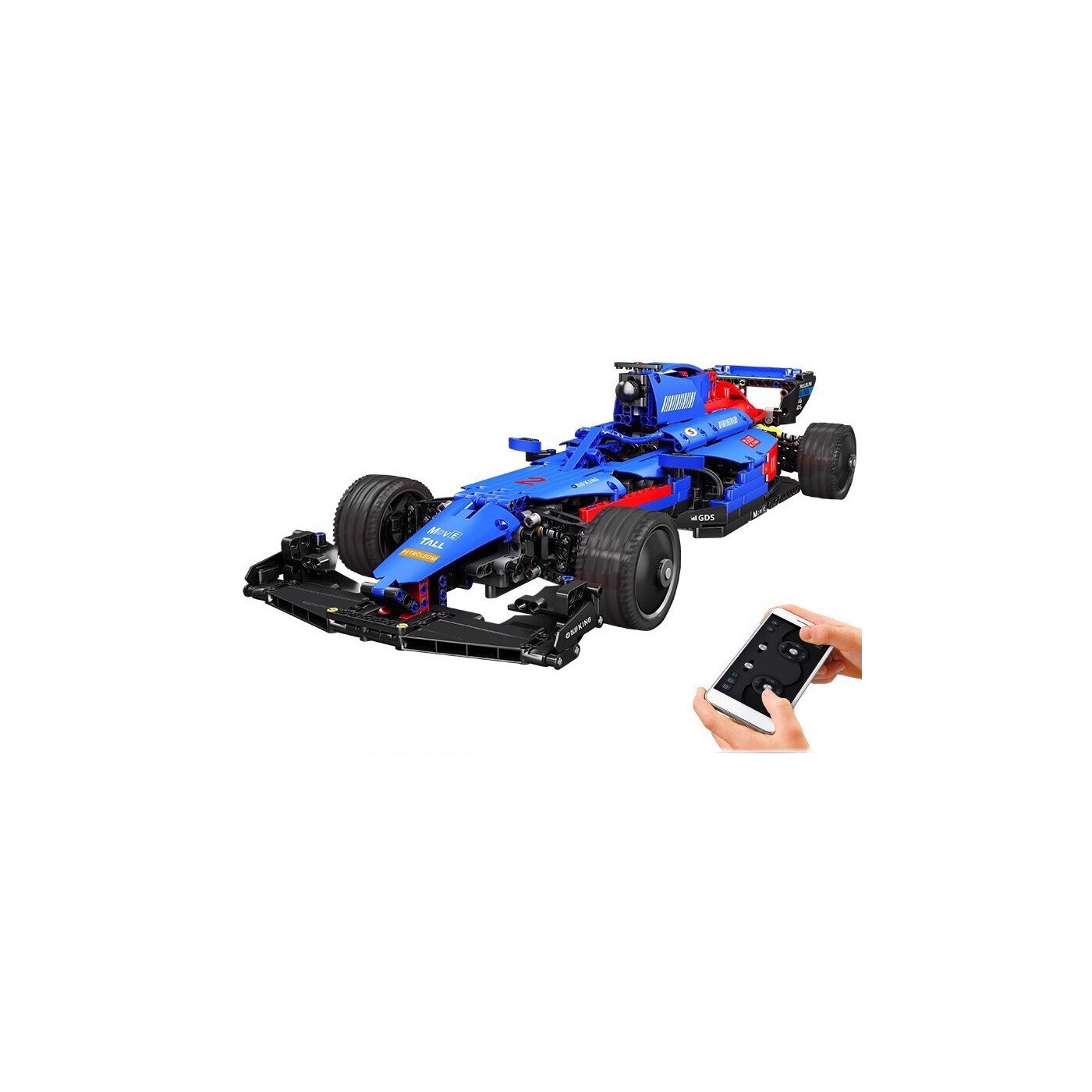 Stavebnica Bolid F1 Modrý 1065ks.