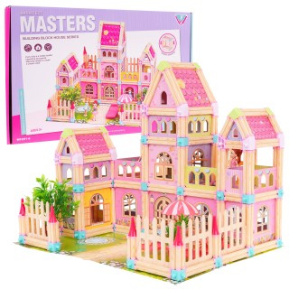 Drevený Domček + Príslušenstvo 234 ks.