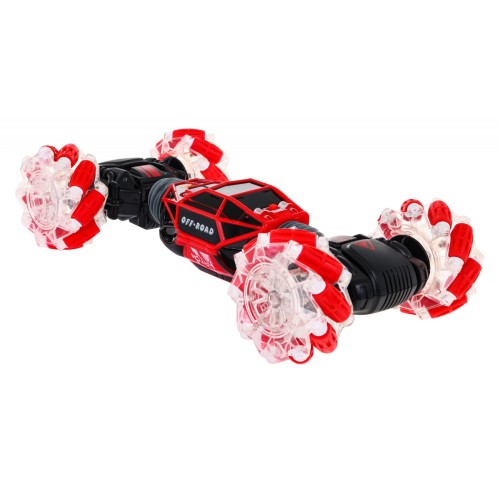 Vozidlo kaskadér pre deti 6+ Ovládanie rukou alebo ovládačom Model 1:16 + Zvuky Svetlá