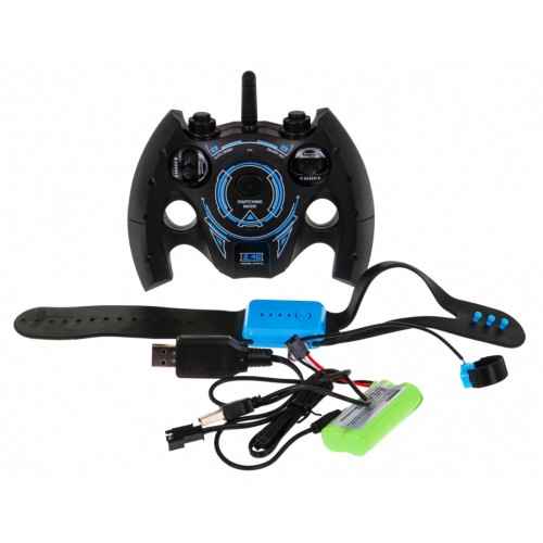 Vozidlo kaskadér pre deti 6+ Ovládanie rukou alebo ovládačom Model 1:16 + Zvuky Svetlá