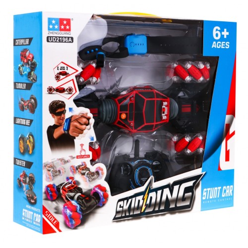 Vozidlo kaskadér pre deti 6+ Ovládanie rukou alebo ovládačom Model 1:16 + Zvuky Svetlá
