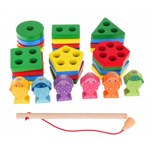 Drevené Puzzle + Rybárčenie