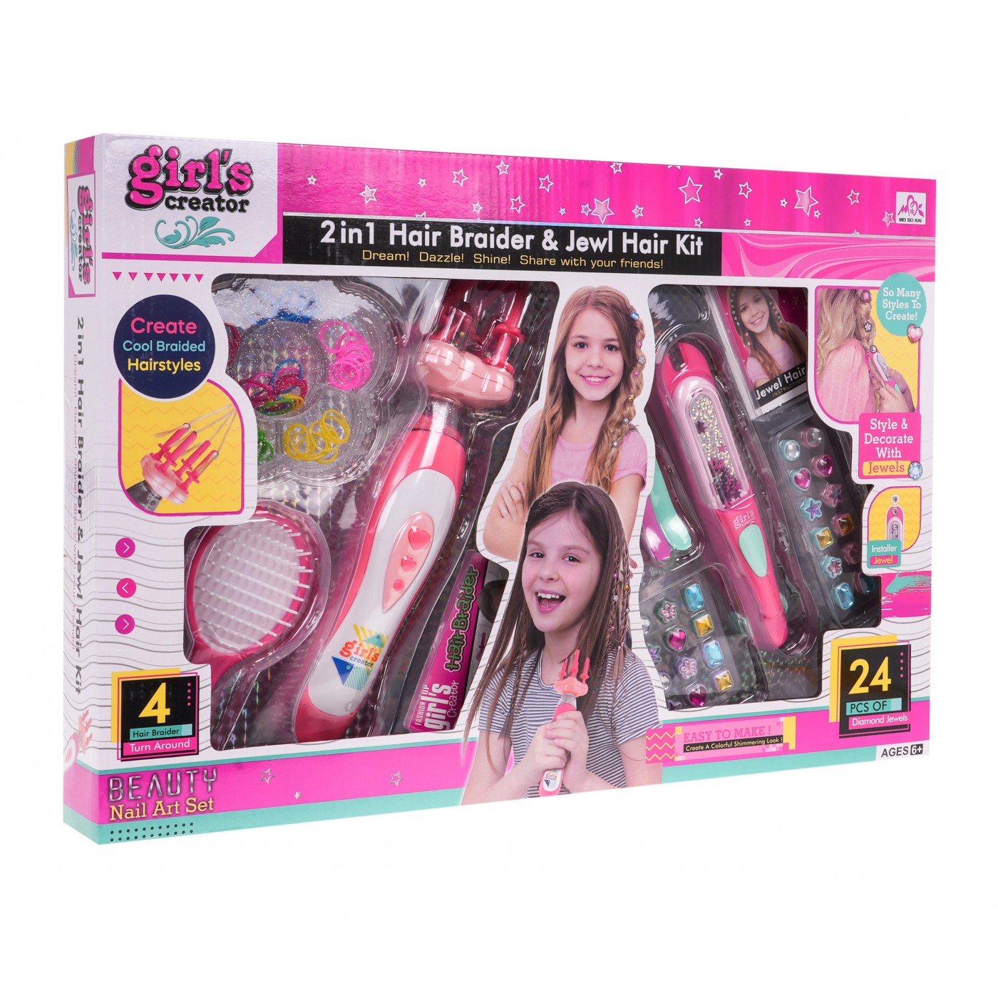 Sada Na Vlasy S Bižutériou