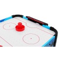Cymbergaj pre deti Air Hockey Modrý + Stôl z dosky MDF + Vzduchový vankúš + Puky Kruhy