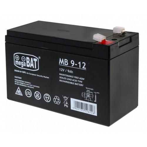 Gelový akumulátor 12V/9Ah pre elektrické vozidlá pre deti Náhradná súčiastka