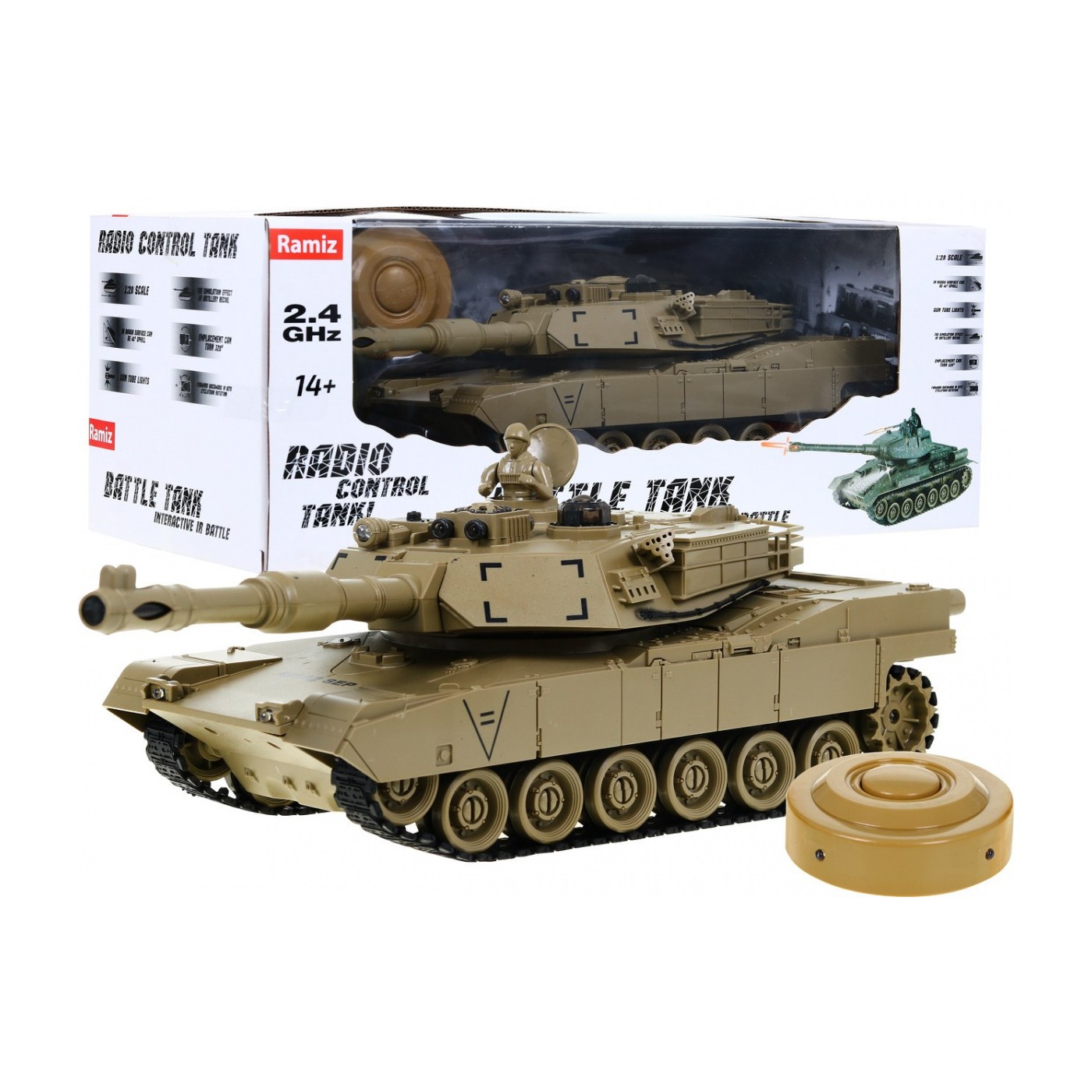 Tank Abrams 1 28 R C 2 4 GHZ