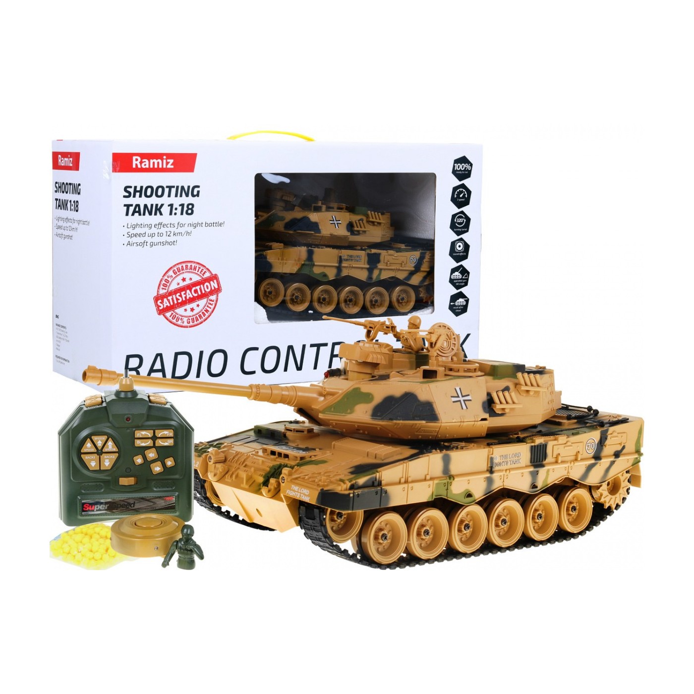 Tank Leopard II Maskovanie 1 18