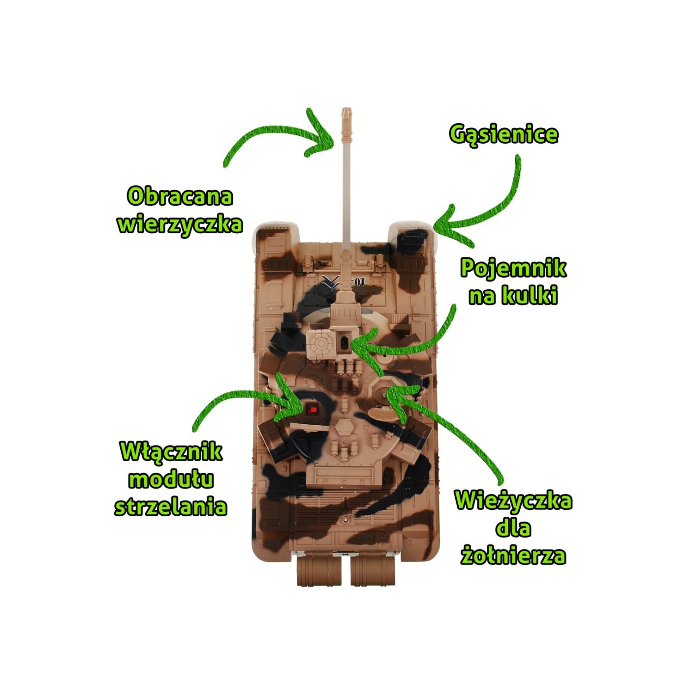 Tank Leopard II Maskovanie 1 18