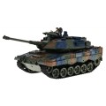 Diaľkovo ovládaný Tank Leopard 2A6 pre deti 3+ Zelený 1:18 Funkcia dymu + Ovládač 2,4 GHz + Príslušenstvo