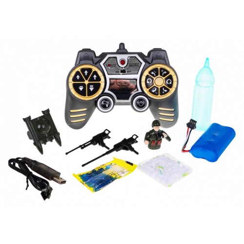 Diaľkovo ovládaný Tank Leopard 2A6 pre deti 3+ Zelený 1:18 Funkcia dymu + Ovládač 2,4 GHz + Príslušenstvo