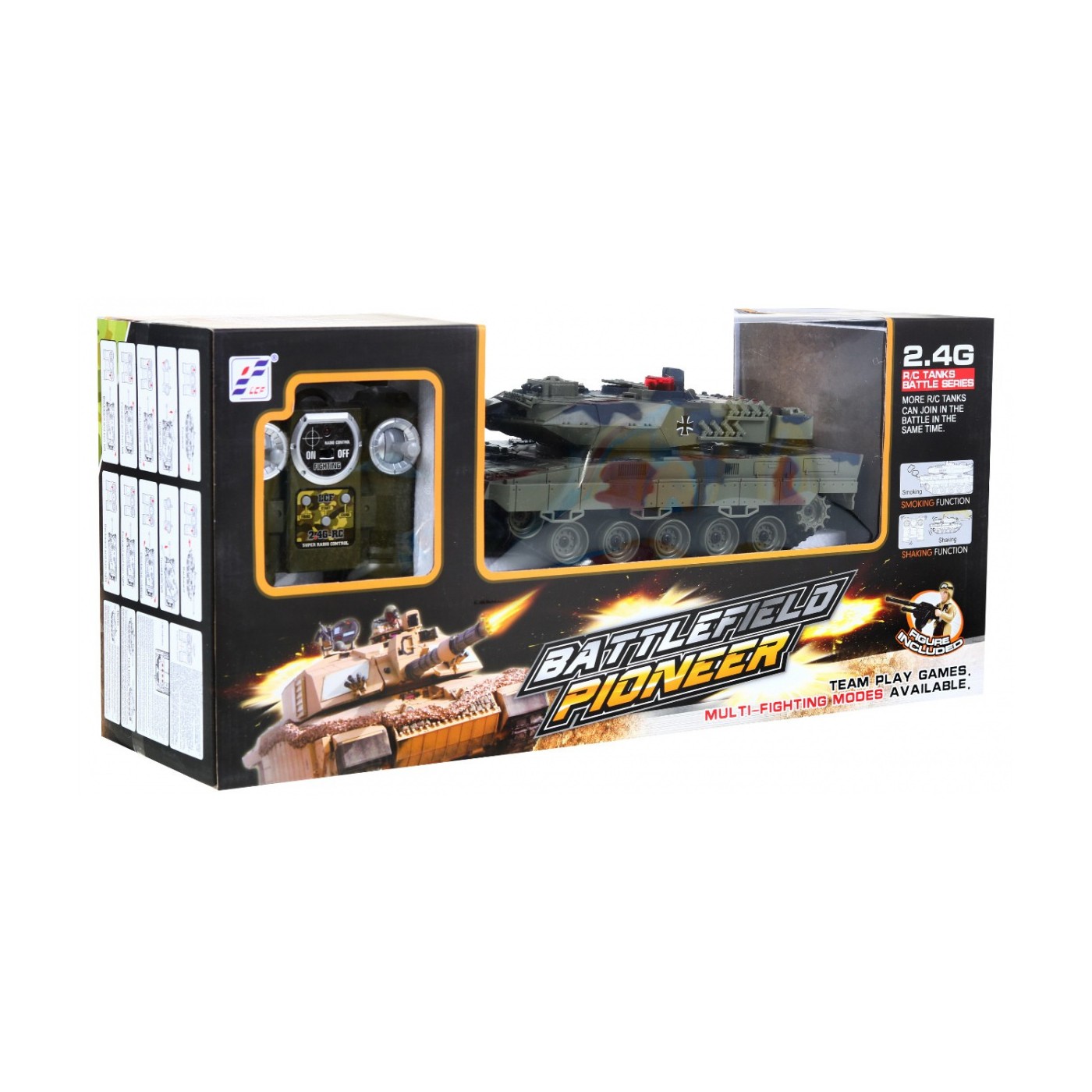 Tank R C 2 4G S Dymom LEOPARD 2 A6 Zelený