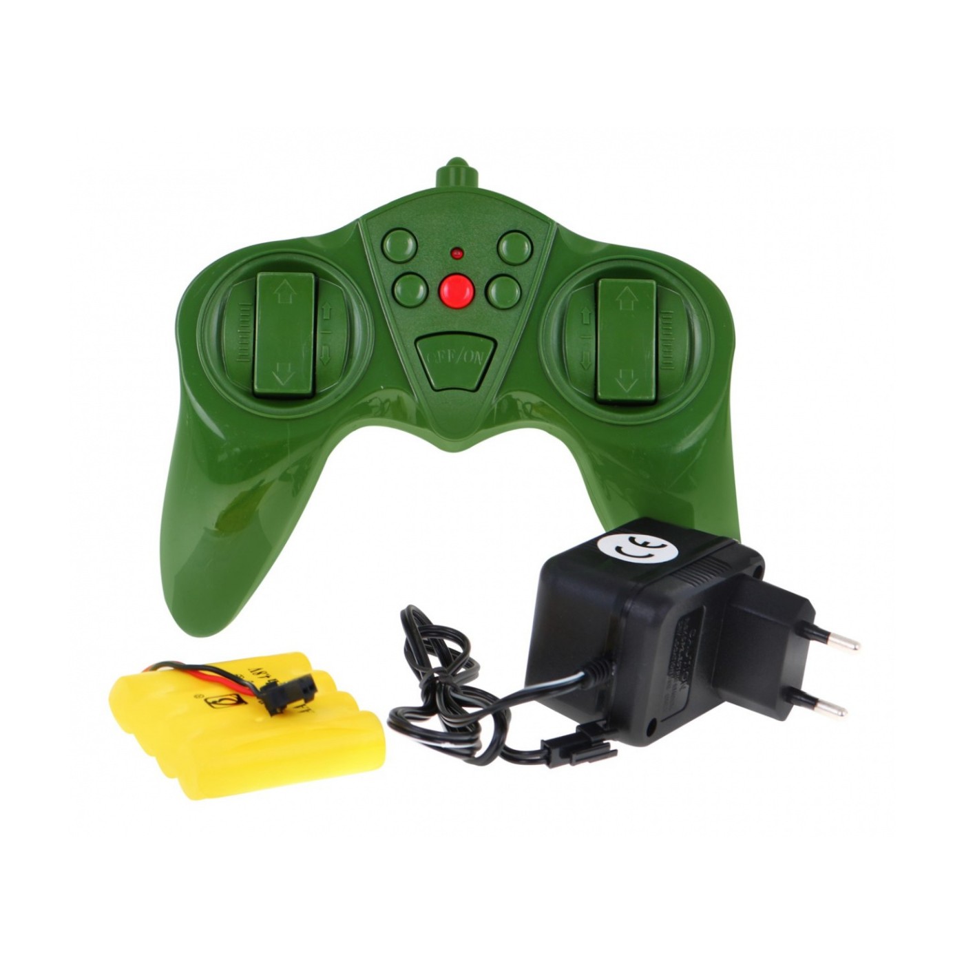 Diaľkovo ovládaný Tank pre deti 3+ zelený + Interaktívne efekty + Výstrel + Ovládač