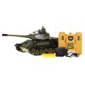Diaľkovo ovládaný tank T-34 pre deti 3+ Zelený model Strieľajúci 1:28 + Veľká Bitka Tankov + Zvuky Svetlá