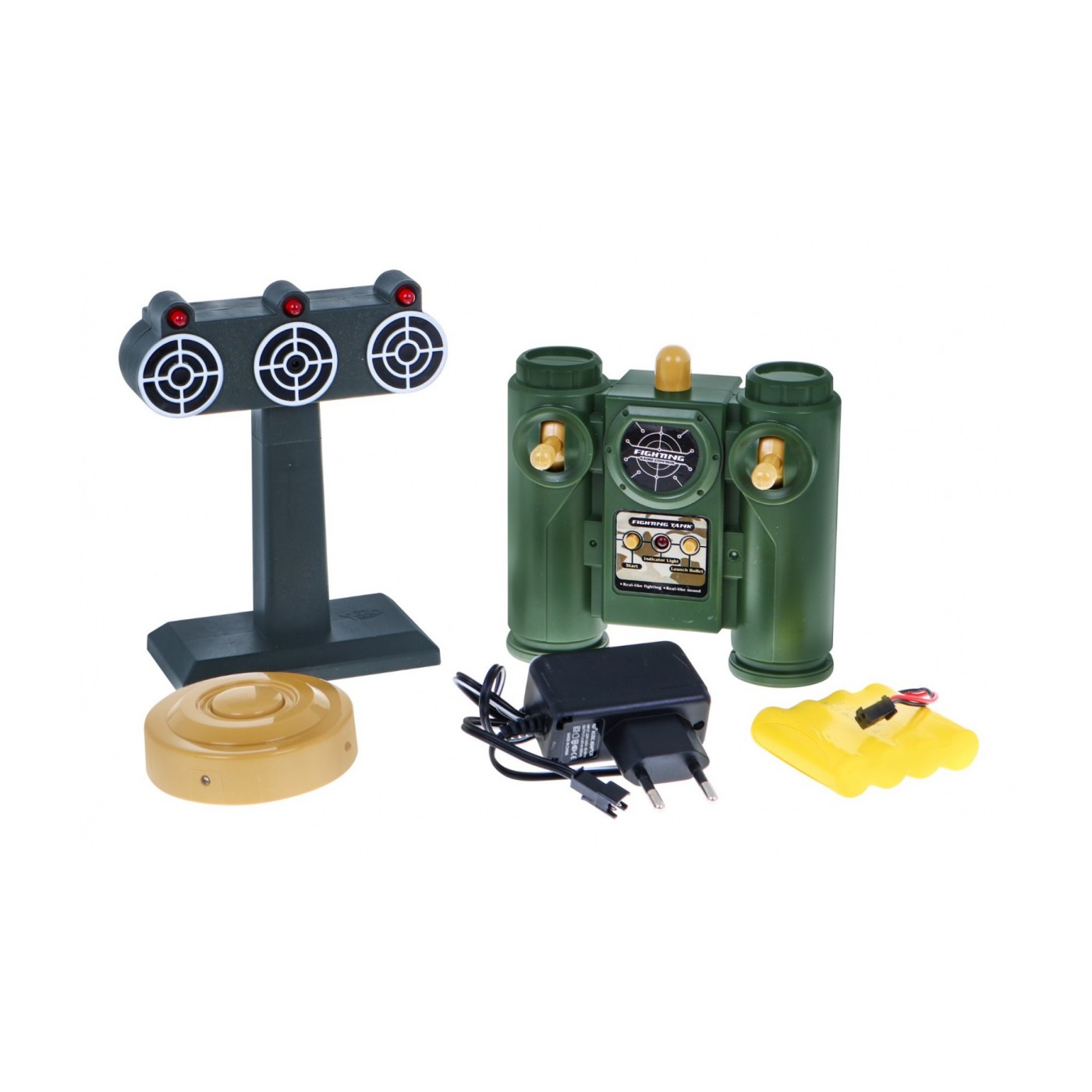 Diaľkovo ovládaný Tank T-34 pre deti 1:24 Interaktívne efekty + Ovládač + Mína + Štít