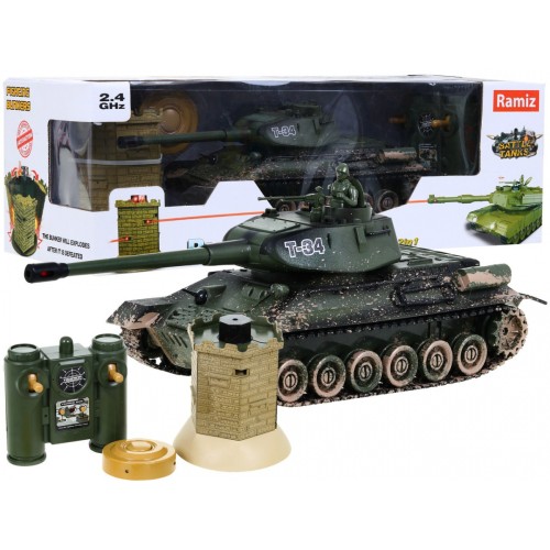 Tank T-34 Maľovaný Bunker 1 28