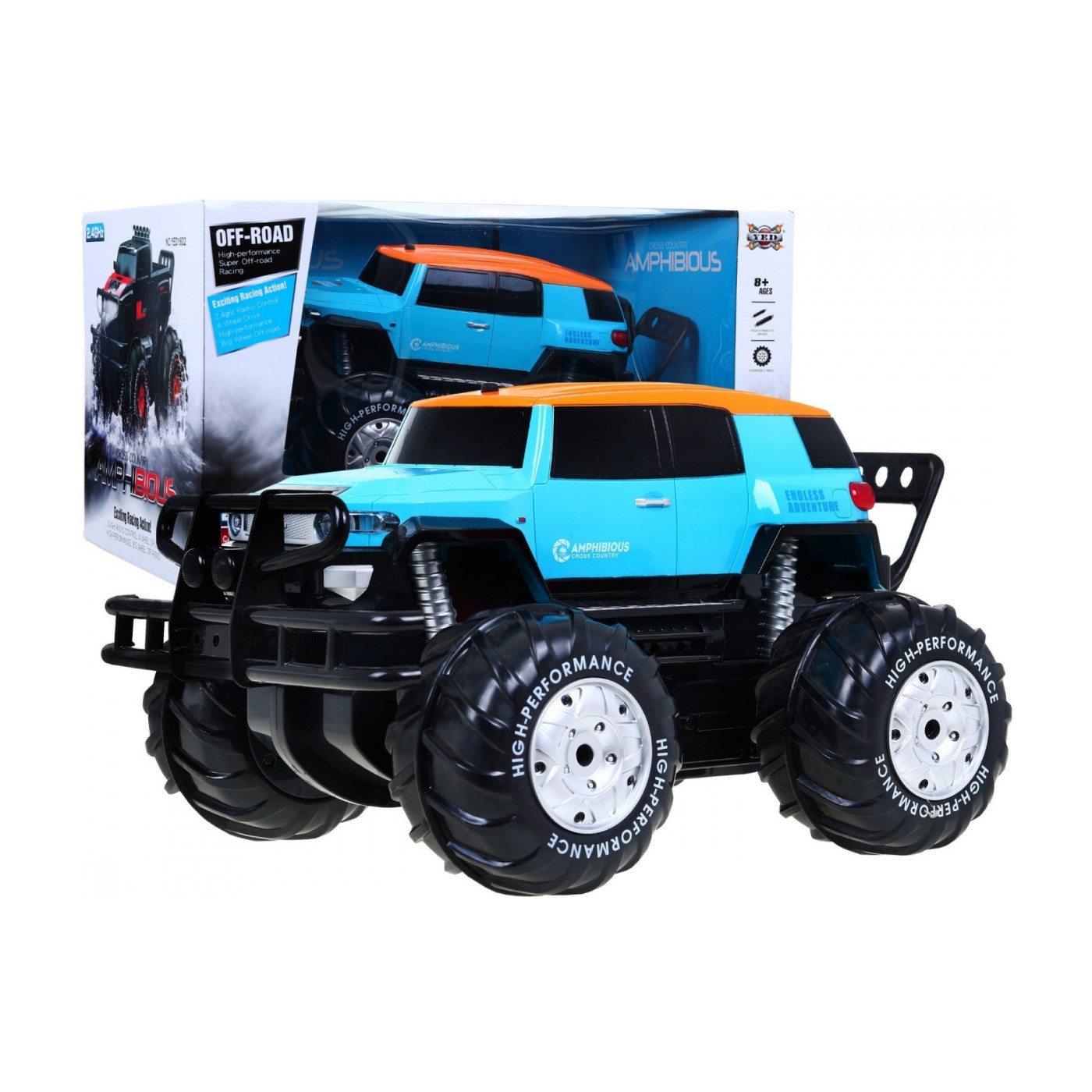 Autíčko R C 2 4G Amfíbia