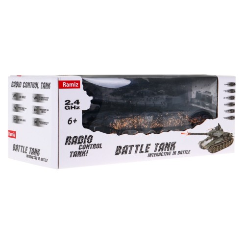 Diaľkovo ovládaný tank T-90 pre deti 3+ Strieľajúci model Maskovanie 1:28 + Veľká Bitka Tankov + Zvuky Svetlá