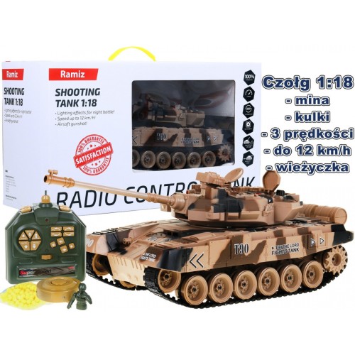 Tank T-90 Maľovaný 1 18