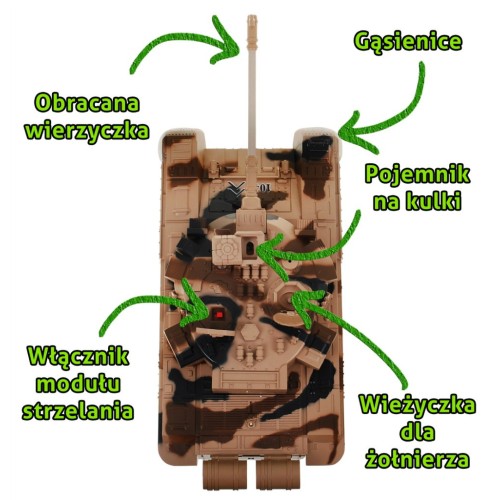 Tank T-90 Maľovaný 1 18