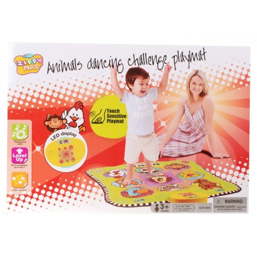 Rohož zručnosti "Zvieratká" pre deti 3+ Hra na udržanie rovnováhy Ruky Nohy