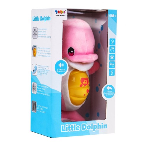 Delfín Hračka s melódiou túlitko ružové