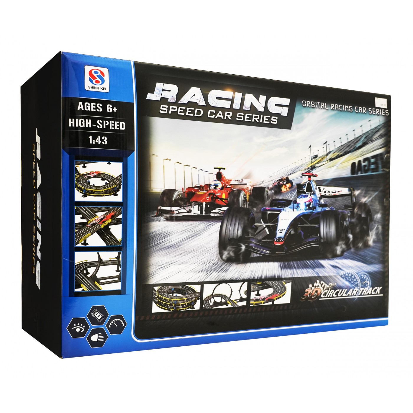 Mega Závodná Dráha Šialená Slučka 1:43