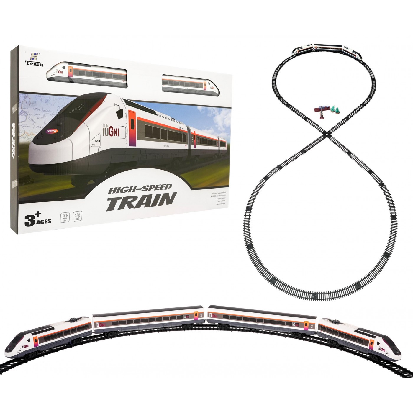 Obrovská Vláčiková Dráha S Koľajnicami